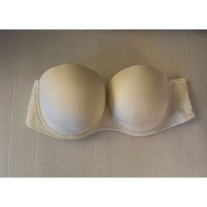 Torrid Women's Strapless Lush Up Bra 44DD White  Underwired Supportive